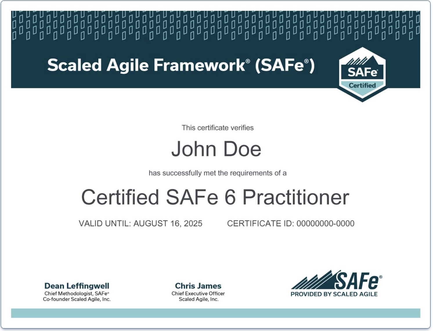 SAFe Practitioner Certificate